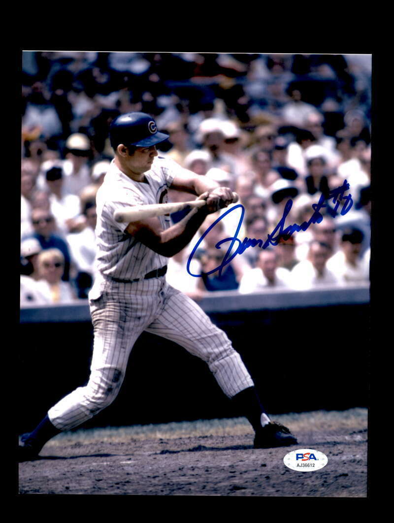 Ron Santo #10 PSA DNA Coa Signed 8x10 Photo Poster painting Cubs Autograph