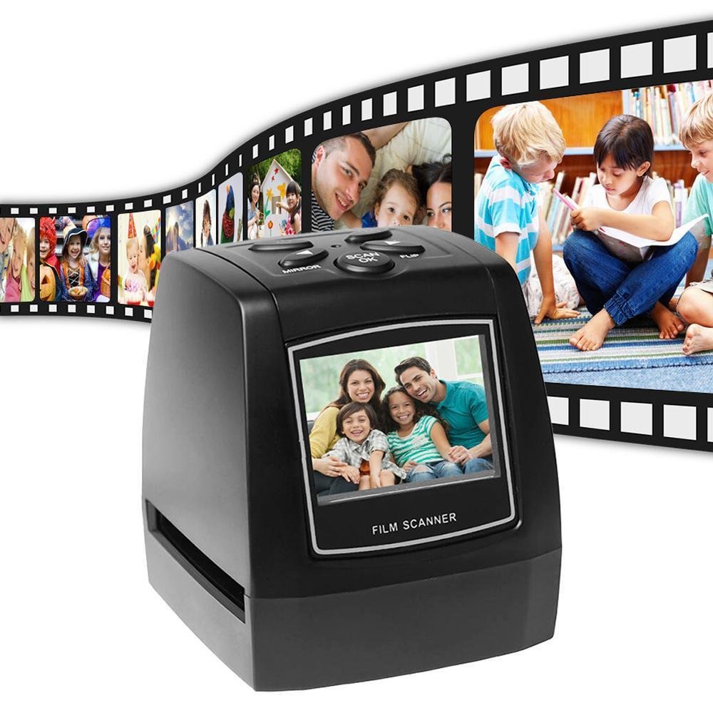 All-IN-1 22MP Slide Digital Film Slide Scanner Image Converter Compatible With Super-8 Film, 126 KPK Film