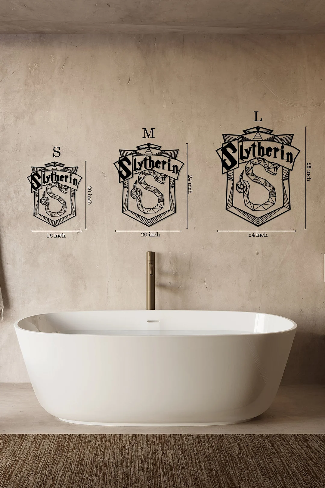 Harry Potter icon metal wall art