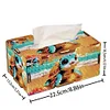 Wooden Colorful Pattern 5D Diamond Painting Tissue Holder Diamond Art Tissue Box