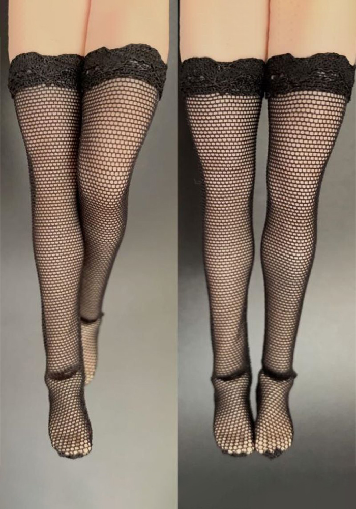 1/12 Scale Lace stockings PH TBL SHF female figure dolls black white colors for 1/12 seemless body-aliexpress