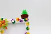 Potted Plants DIY Building Block Photo Frame Kit,Creative Handmade Assembled Photo Frame Handmade Craft Gift Home Tabletop Display Decor