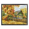 Autumn Cabin-14CT Stamped Cross Stitch 36*30cm/14.17*11.81in tapestrymarket