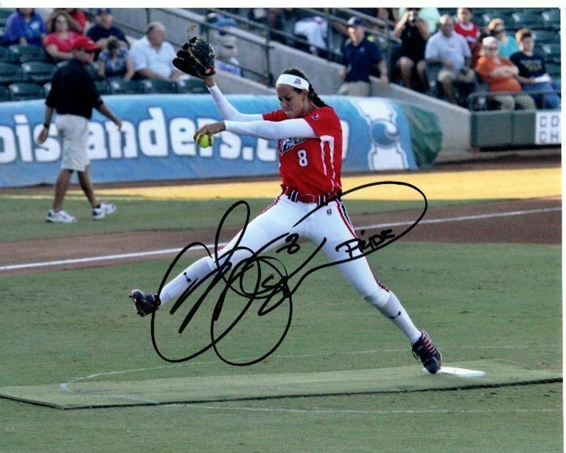 Cat osterman signed autographed usa olympic softball 8x10 Photo Poster painting