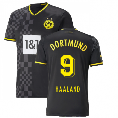 Borussia Dortmund Erling Haaland 9 Away Trikot 2022-2023
