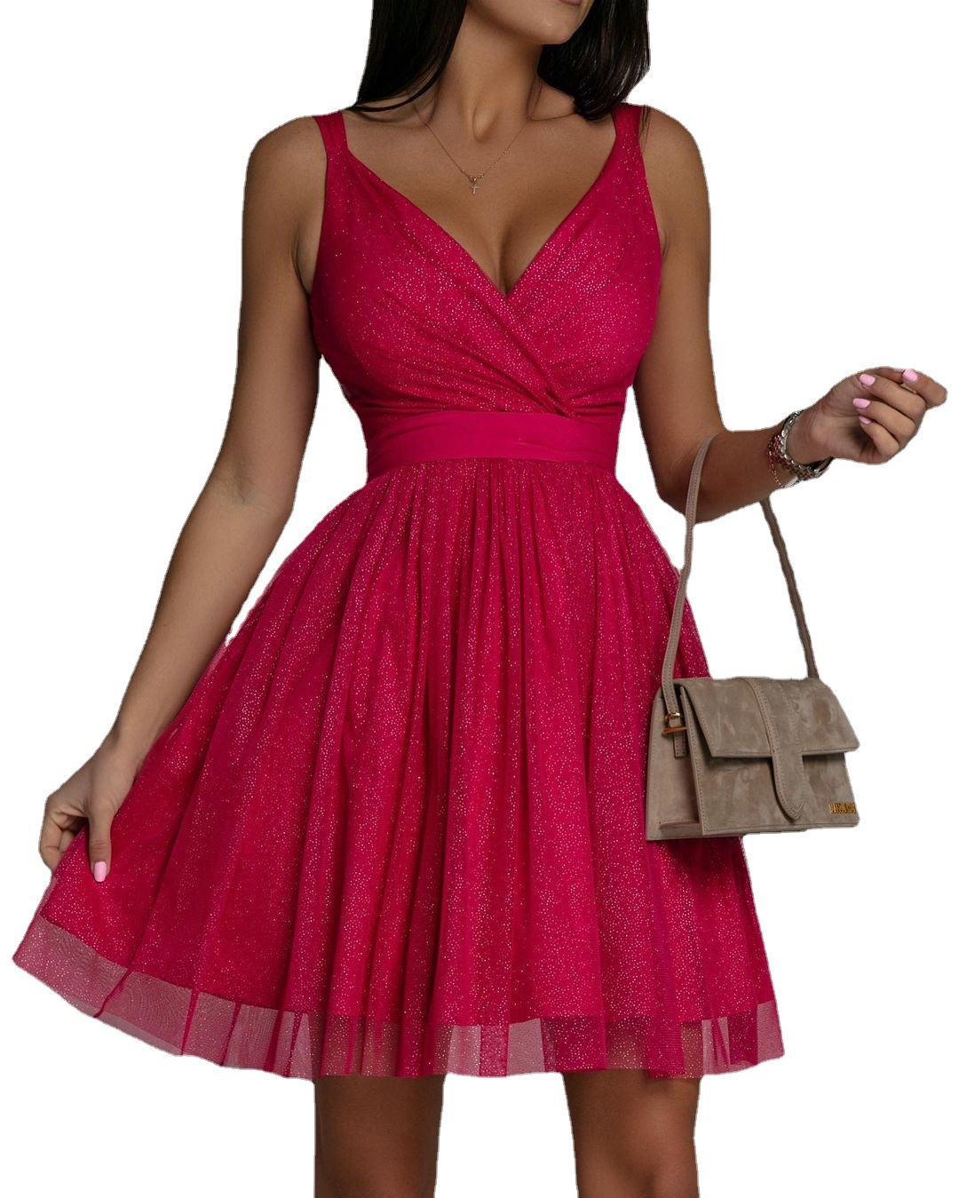 Home Before Daylight A Line Tulle Mini Dress