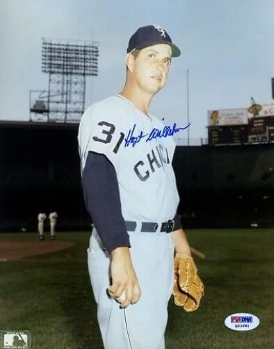 Hoyt Wilhelm White Sox Psa/dna Signed 8x10 Photo Poster painting Certed Autograph Authentic