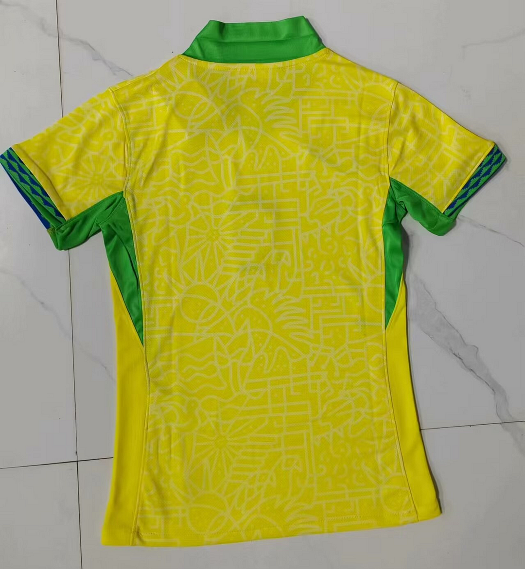 2024 Brazil Home Women Football Shirt Thai Quality