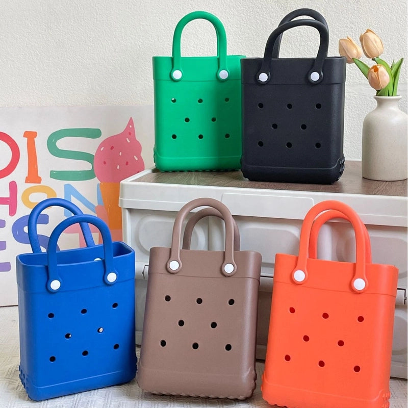 Women’s EVA Solid Color Streetwear Square Open Square Bag