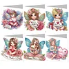 uk.everydayedeals 6Pcs DIY Diamond Painting Greeting Card - Mothers Day