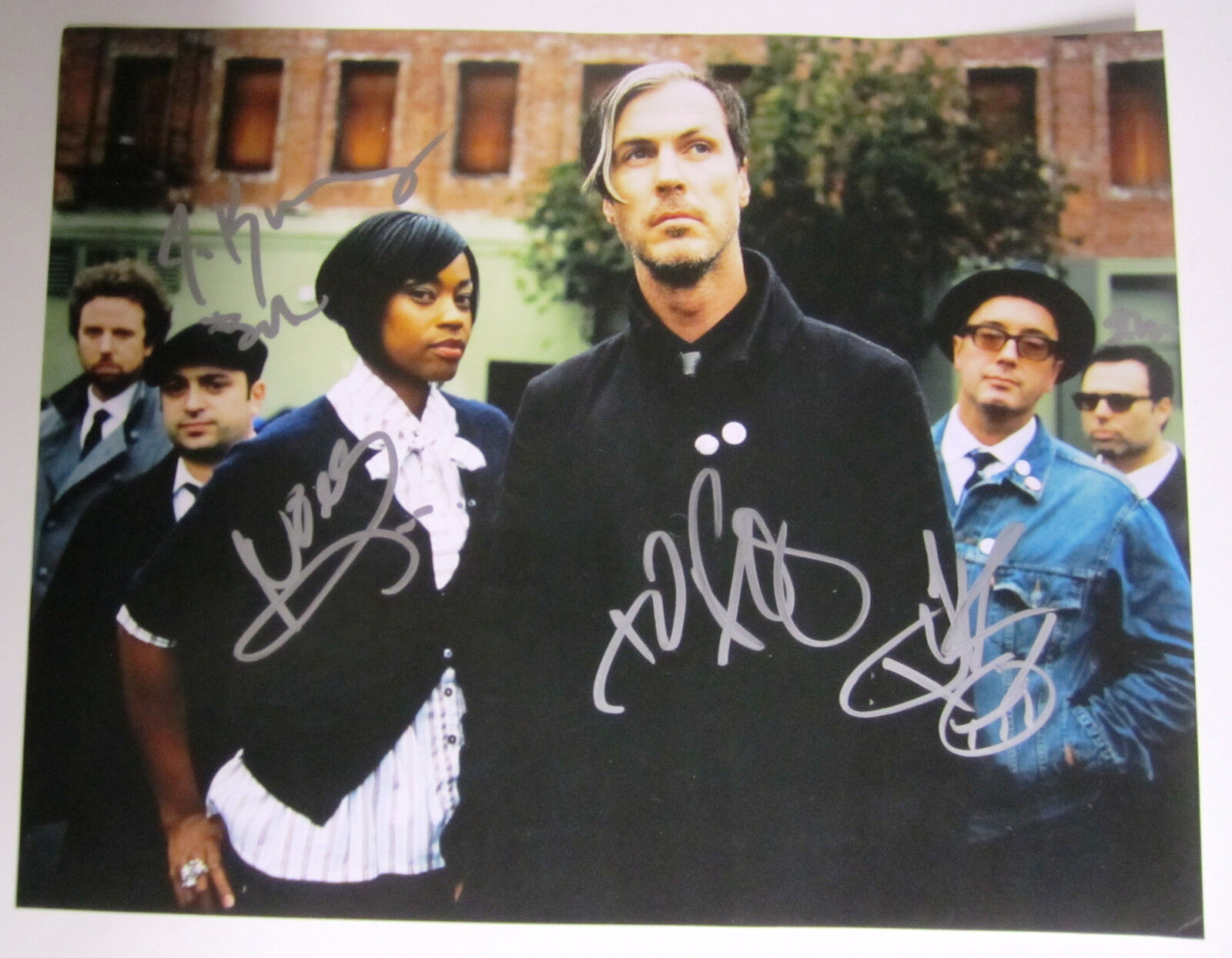 Fitz & The Tantrums REAL hand SIGNED 11x14 promo Photo Poster painting All 6 members #2