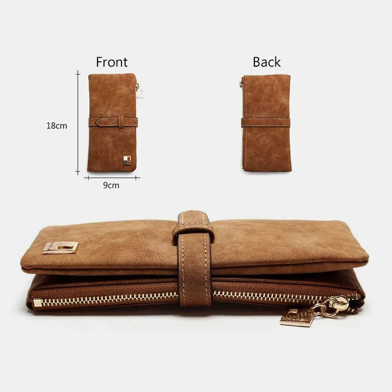 Lightweight Vintage LargeCapacity Long Wallet