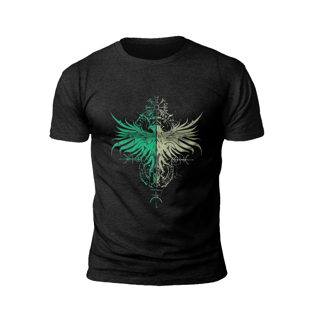 Dual Nature: Dragon and Phoenix T-Shirt