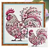 Chicken-11CT Stamped Cross Stitch 40*40cm/15.75*15.75in tapestrymarket