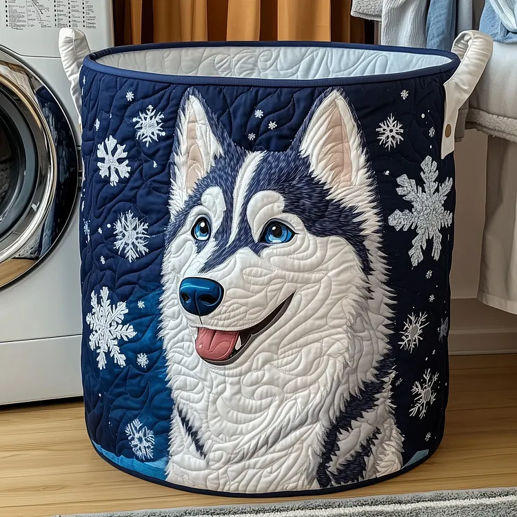 Husky Quilted Laundry Basket GFTOTG746