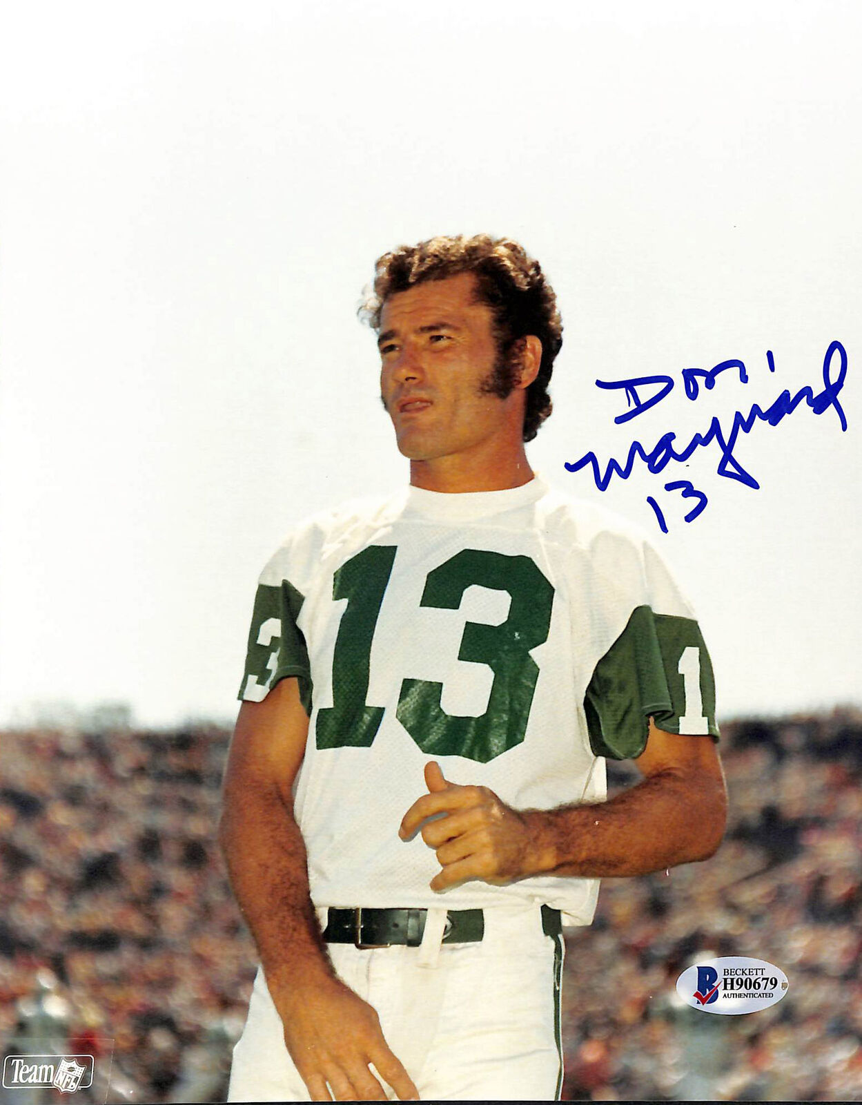 Jets Don Maynard Authentic Signed 8x10 Photo Poster painting Autographed BAS 2