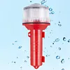 Solar Charging LED Marine Signal Light 3 Colors Flashlight for Marine Navigation