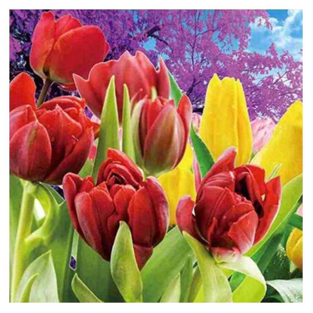 Full Round Diamond Painting Tulip (30*30cm)