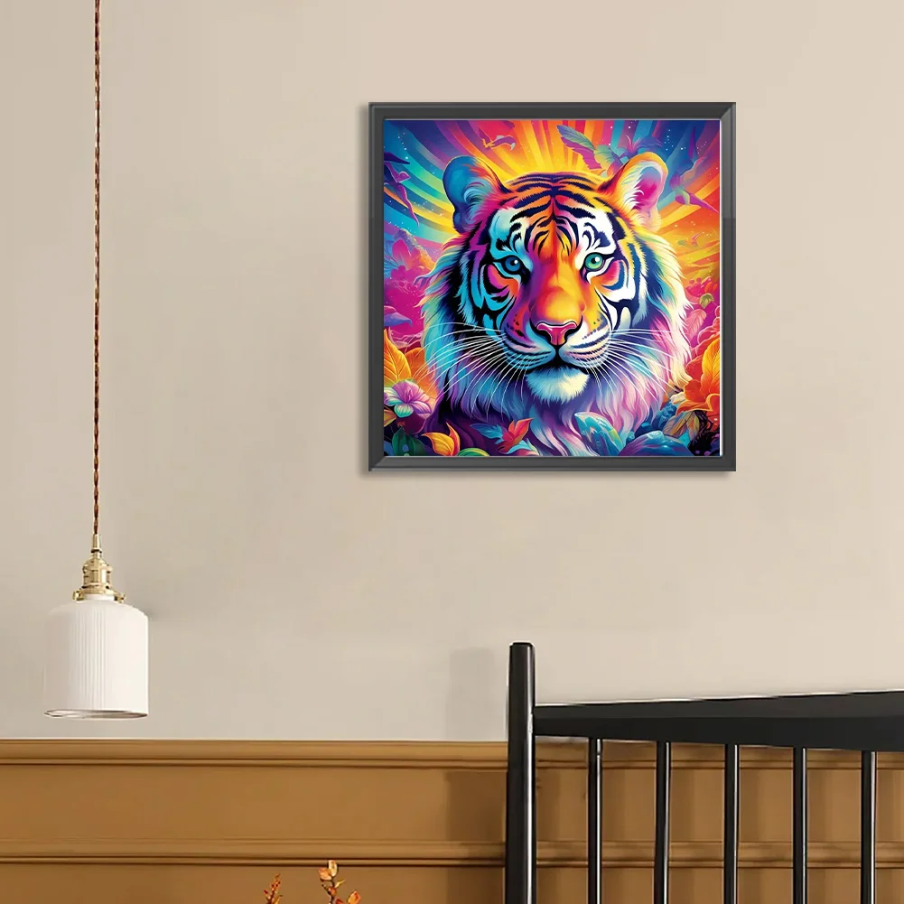 Diamond Painting - Full Round Drill - Tiger(Canvas|40*40cm)