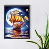 Diamond Painting -DIY Round Drill Pink Rose Ship
