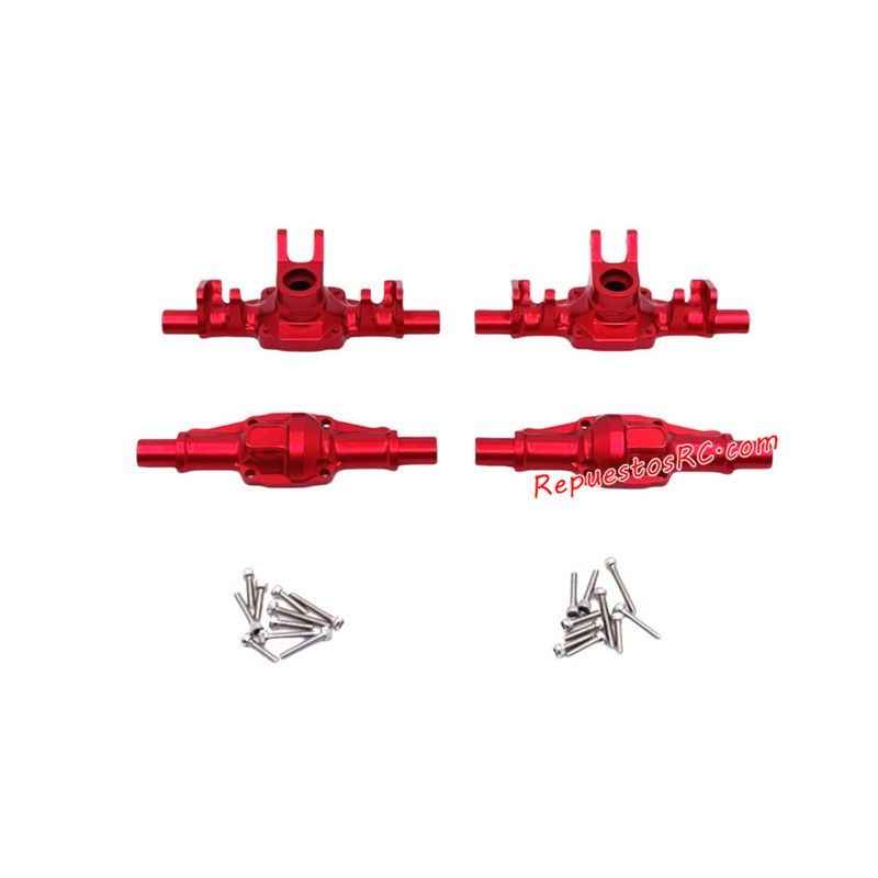 FMS FCX24M Piezas de Actualizaci&oacute;n para Coche RC Carcasas del Eje Delantero y Trasero