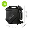Camping Water Jug with Faucet Portable Water Bucket for Car Camping (Black)