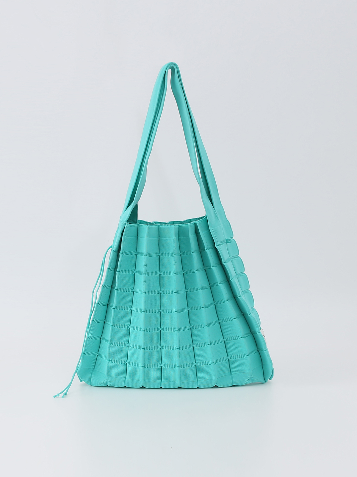 Pleats Knit Bag Cyan - HIGIANNA&reg;
