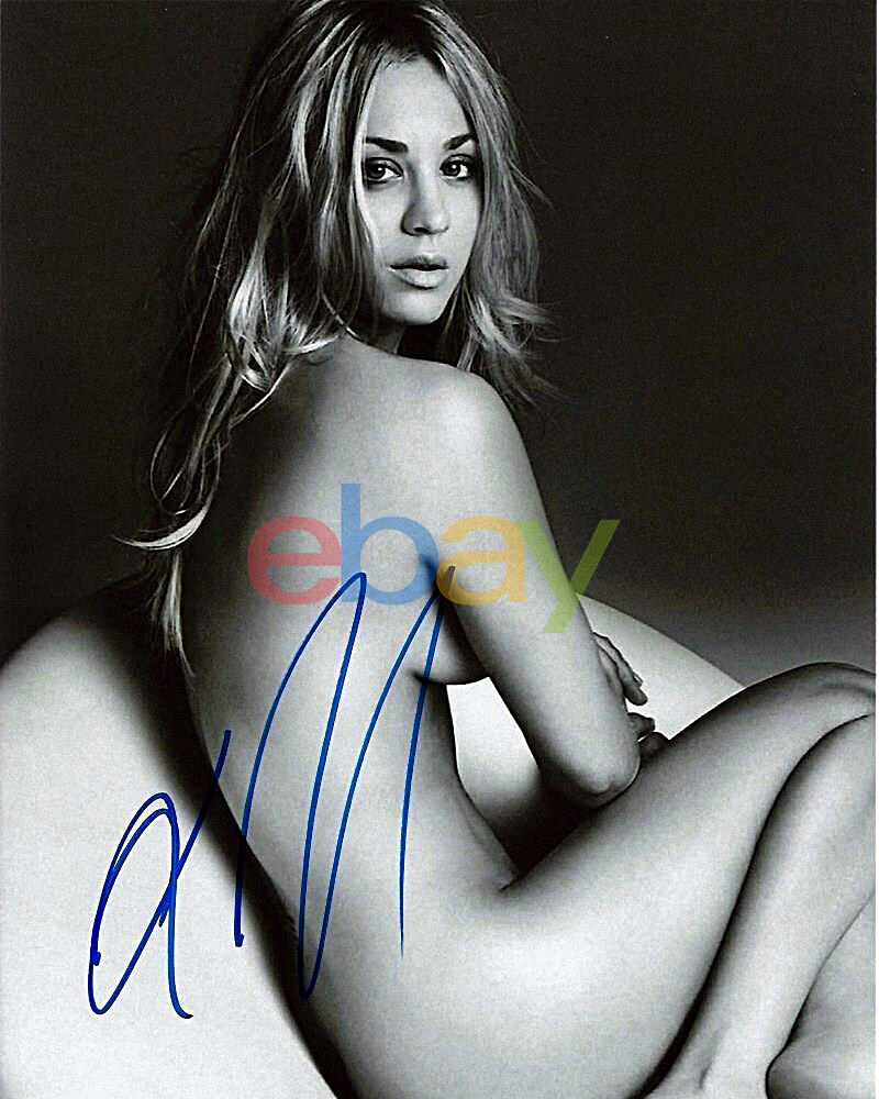 Kaley Cuoco Autographed Signed 8x10 Photo Poster painting reprint