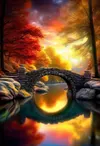 Luxury AB Velvet Diamond Painting Kit - Landscape