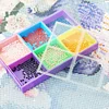 Diamantstickerei, großes Tablett, Perlenaufbewahrung mit Abdeckung, Diamond Painting Organizer