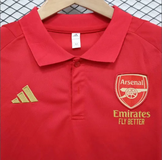 Football Shirt Arsenal POLO Red Thai quality