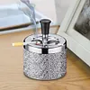 Push Down Ashtray Windproof Spinning Ashtray Desktop Ashtray for Home Office Car