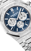 Silver 904L Steel Dark Blue Dial - Automatic - 41mm