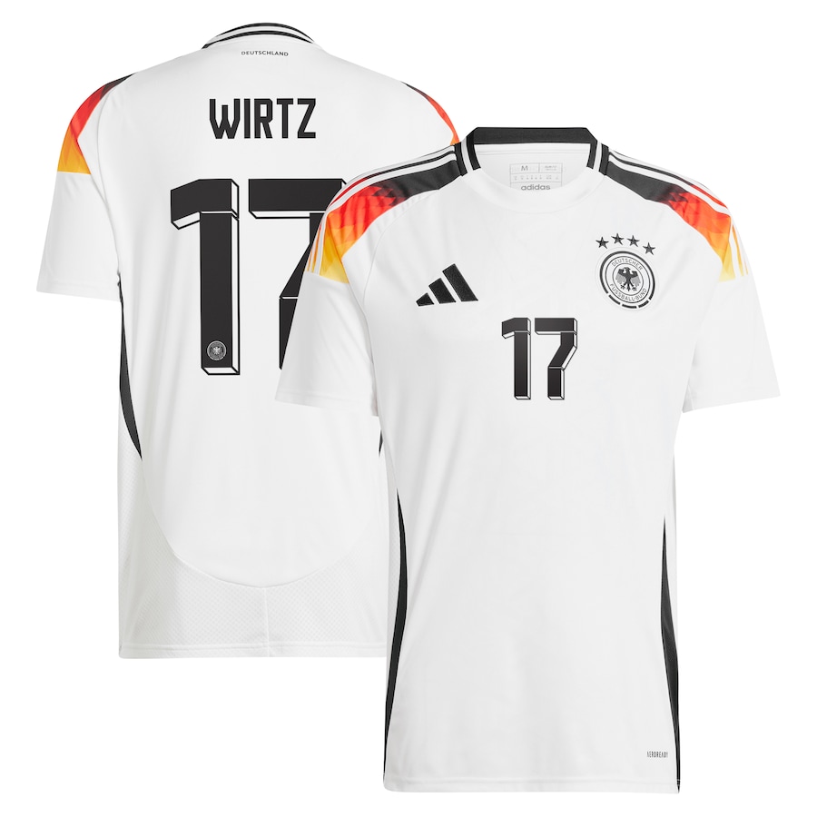 Germany Florian Wirtz Home Shirt Kit Uefa Euro