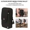 2Pcs Fanny Pack with Multi Pockets Waist Pack Oxford Belt Pack for Men and Women
