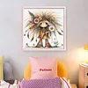 (Multi-Style) Indian Weird Girl-11CT Stamped Cross Stitch 40*40cm/15.75*15.75in tapestrymarket
