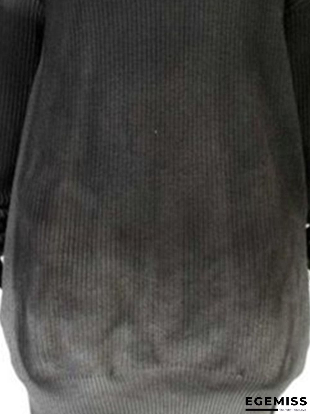 Black Ombre/tie-Dye Long Sleeve Sweater | EGEMISS