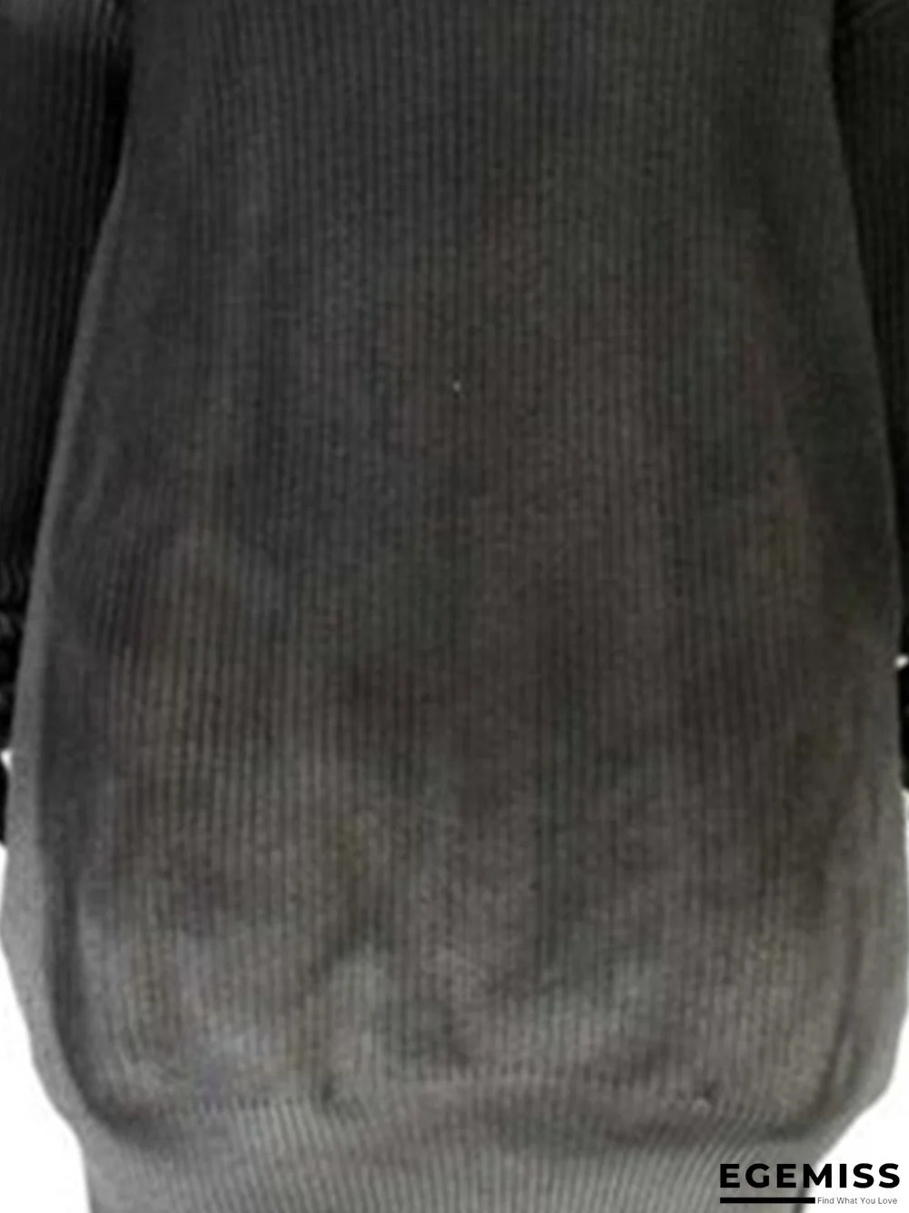 Black Ombre/tie-Dye Long Sleeve Sweater | EGEMISS