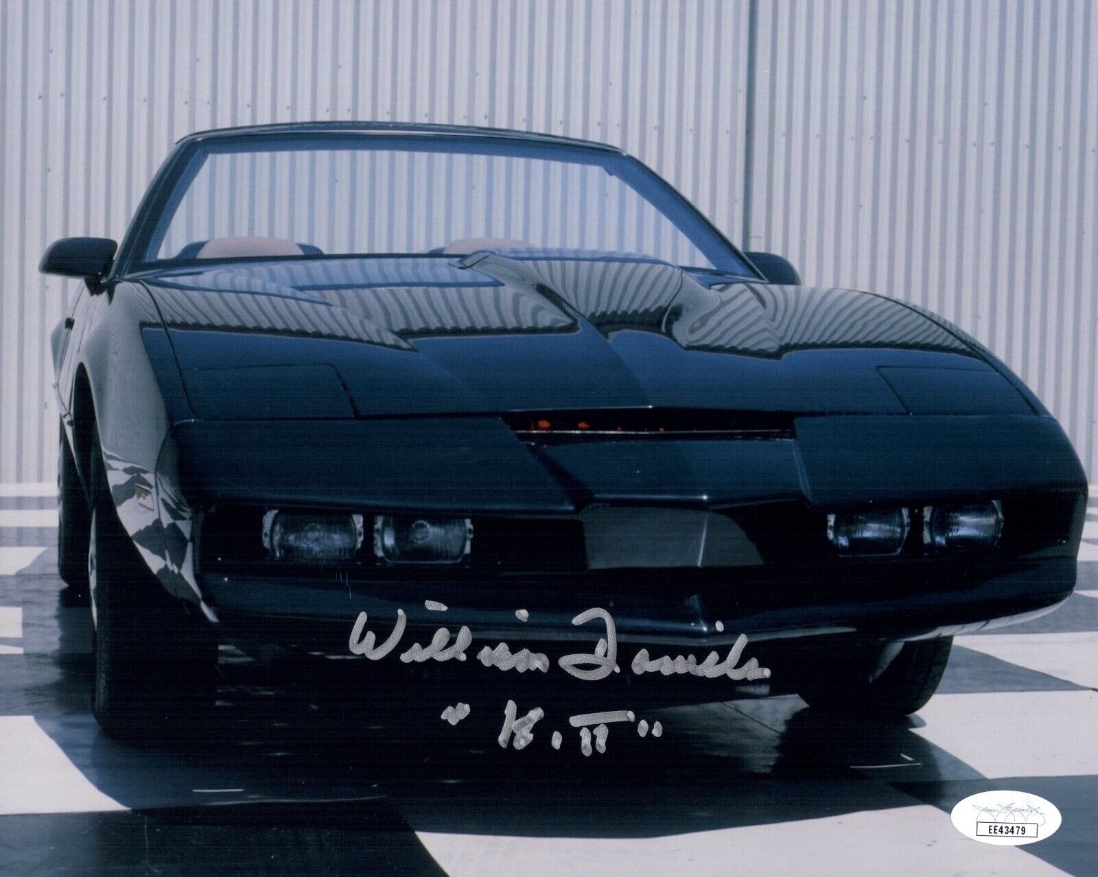 William Daniels Signed KITT Knight Rider 8x10 Photo Poster painting IN PERSON Autograph JSA COA