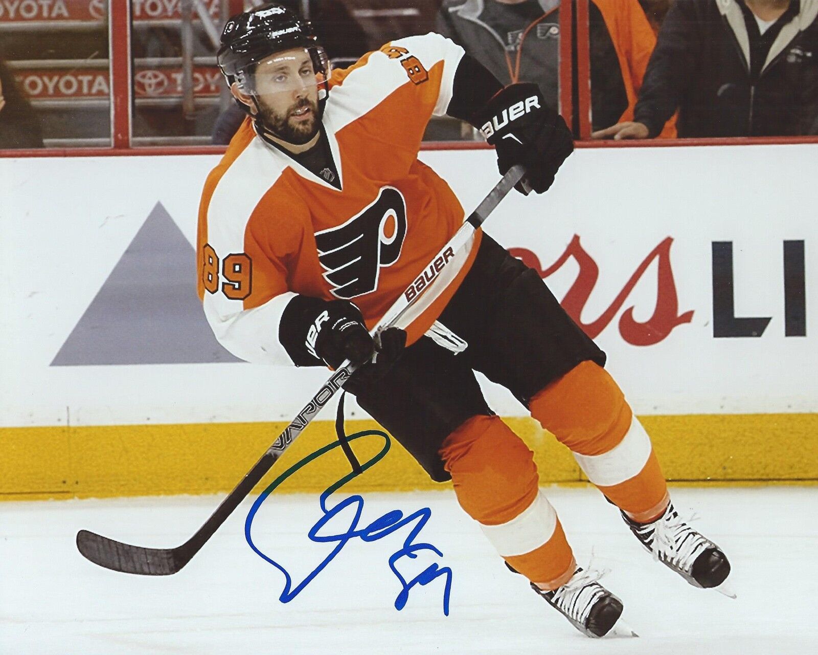 Sam Gagner Signed 8x10 Photo Poster painting Philadelphia Flyers Autographed COA B