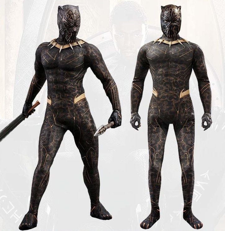 Black Panther 2 Erik Halloween Costume Wakanda Forever Erik Killmonger Cosplay Suit 