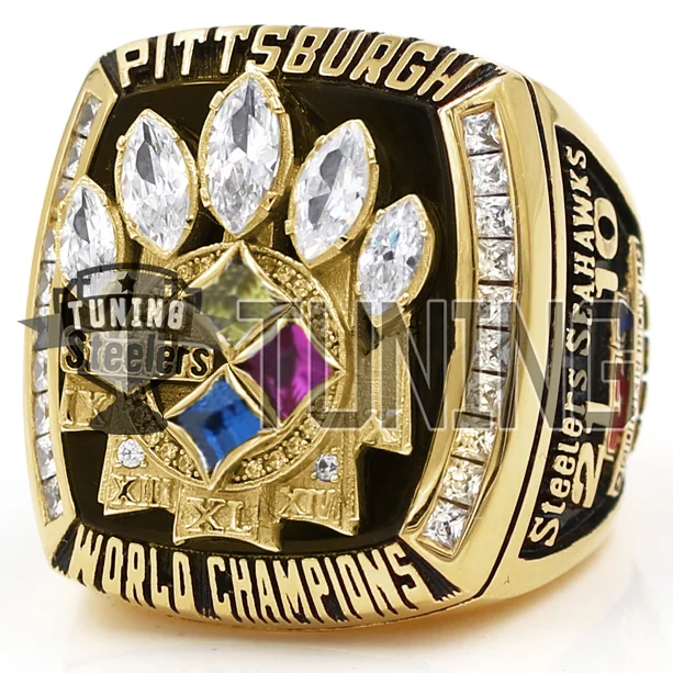 2005 Pittsburgh Steelers Super Bowl Ring Personalized league rings