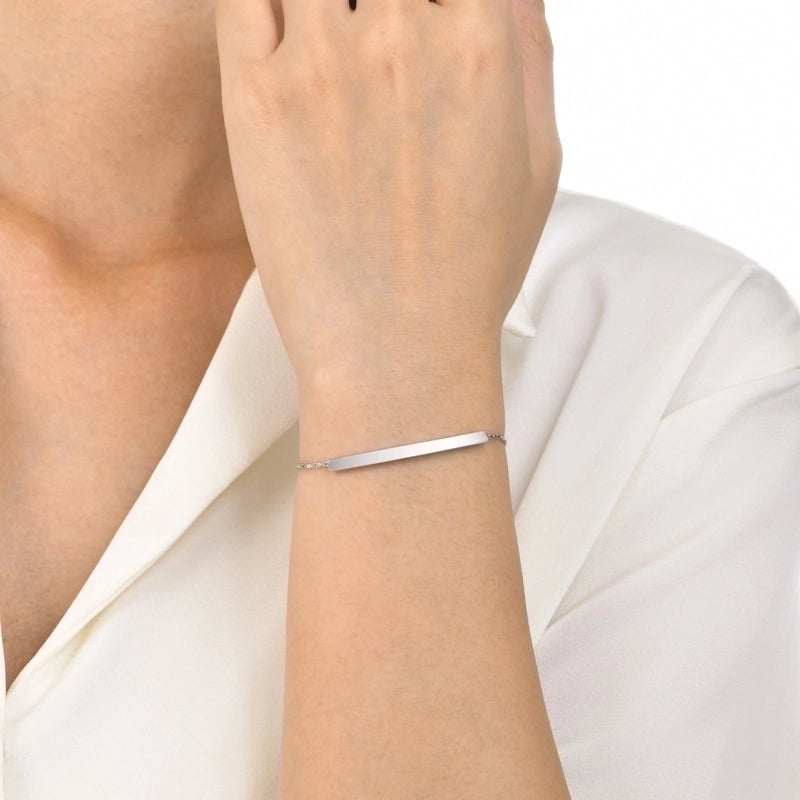 Casual Minimalist Classic Style Solid Color 304 Stainless Steel 18K Gold Plated Bracelets In Bulk