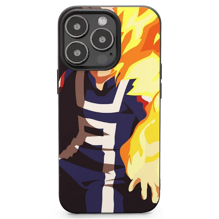 Shoto Todoroki Anime My Hero Academia Phone Case Mobile Phone Shell IPhone 13 and iPhone14 Pro Max and IPhone 15 Plus Case - Heather Prints Shirts