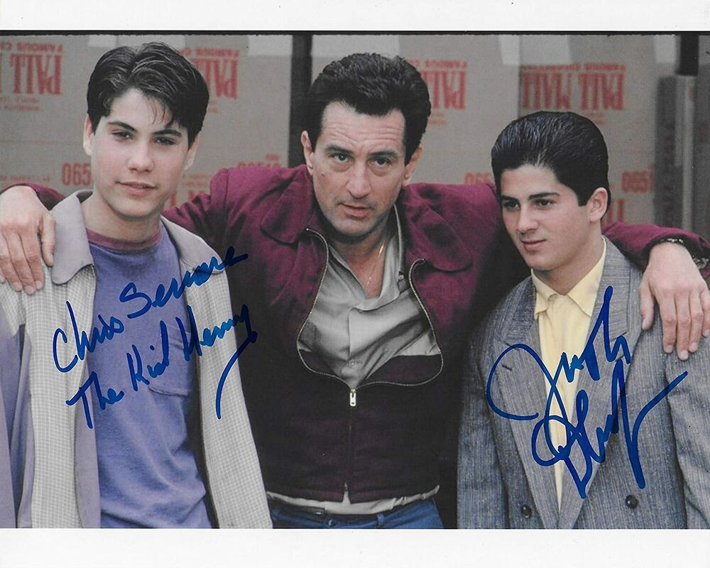 Christopher Serrone & Joseph D'Onofrio Goodfellas Original Signed 8X10 Photo Poster painting