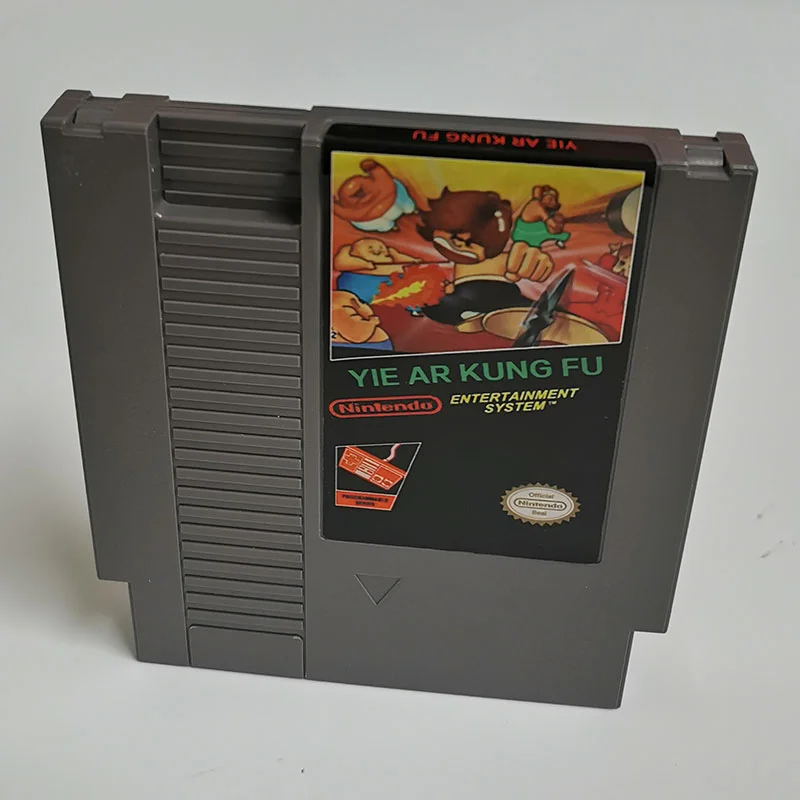 Yie Ar Kung-Fu For Nintendo NES - 8 Bit Game Cartridge