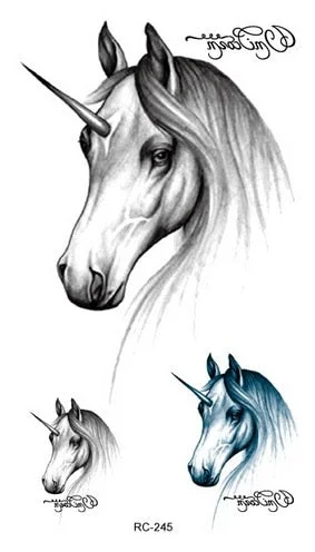 25 Different Waterproof Temporary Tattoo Stickers Fawn Deer Head Fake Tatto Geometric Animal Flash Hand Tatoo For Women Men