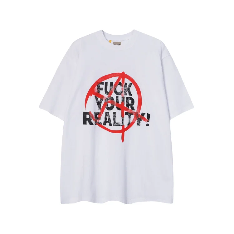 Gallery T Shirts Gallery Graffiti Printing Letter Los Angeles Loose Street Short Sleeve T-shirt