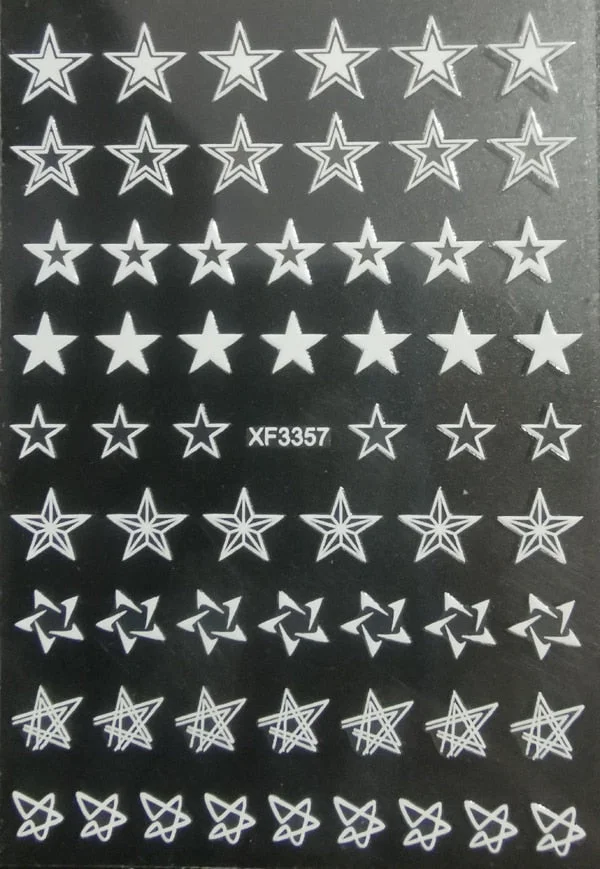 DIY Nail Art Stickers Star Light Manicure Design Accessories Back Glue Decoration Foil Nail Art Decor Designer Nail Stickers-Nail Inspo