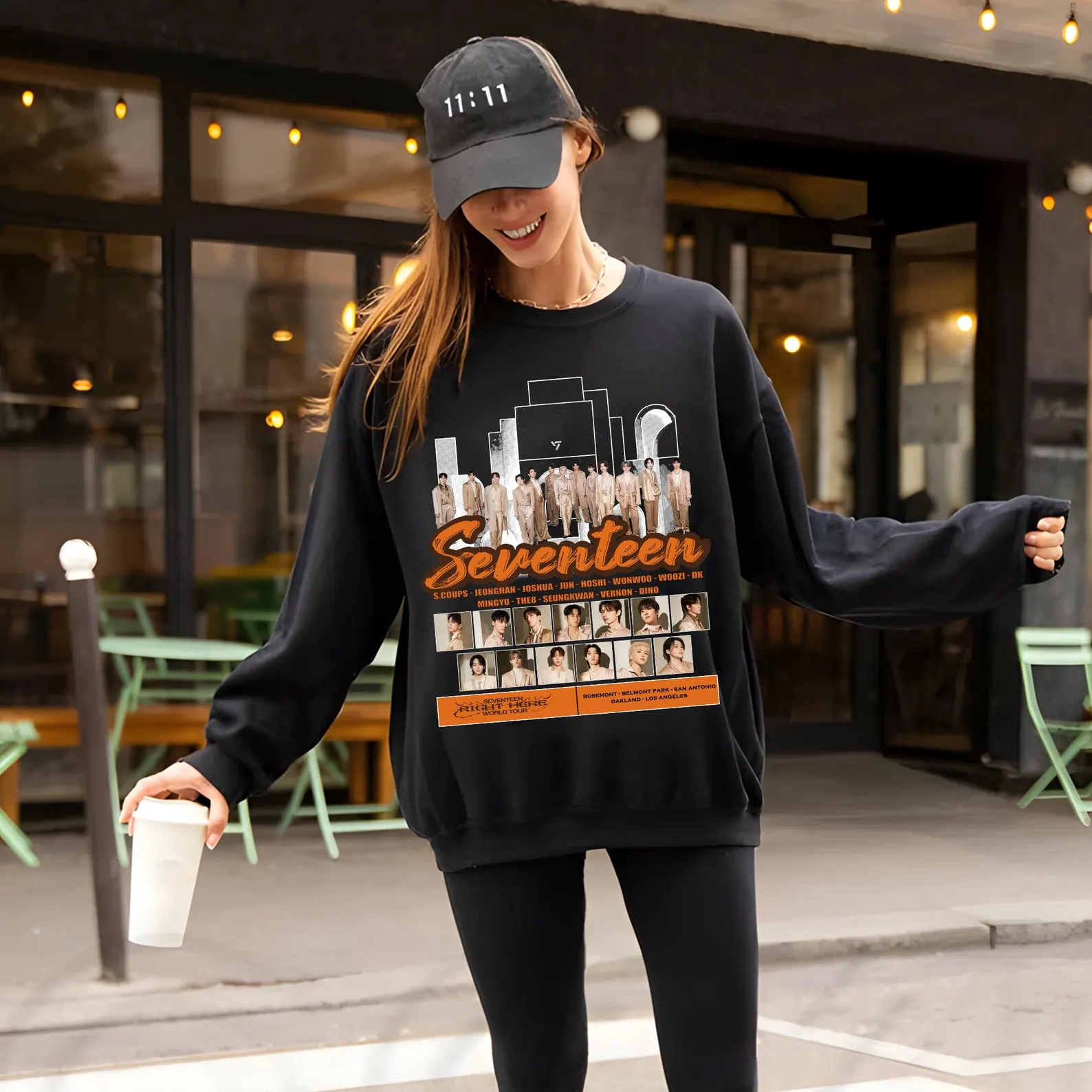  2024 Seventeen Right Here US World Tour Sweatshirt officialsvtshop